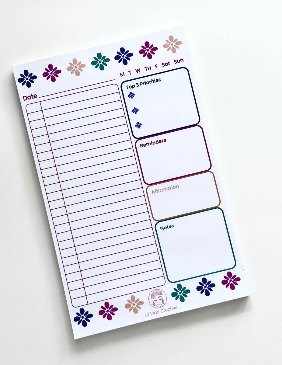 Daily Calendario Notepad – La Vida Creative