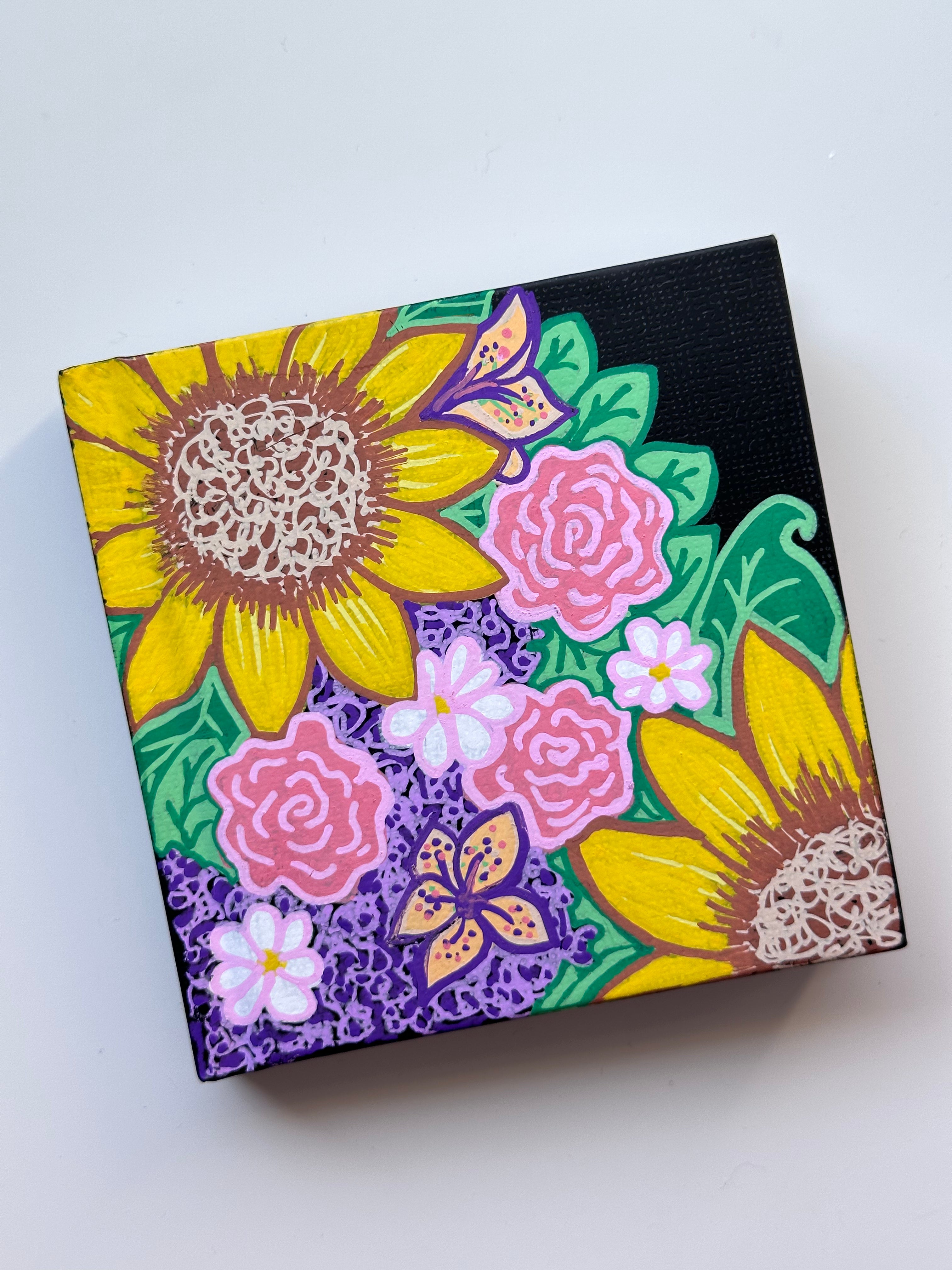 Mini Sunflower Sketch/Notebook